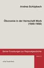 Buchcover Ökonomie in der Herrschaft Worb (1645-1850)