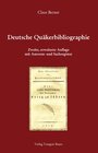Buchcover Deutsche Quäkerbibliographie