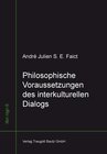 Buchcover Philosophische Voraussetzungen des interkulturellen Dialogs