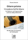 Buchcover Gitarre prisma. 12 moderne Soli für Gitarre.