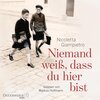 Buchcover Niemand weiß, dass du hier bist