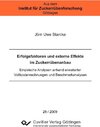 Buchcover Erfolgsfaktoren und externe Effekte im Zuckerrübenanbau