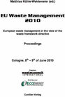 Buchcover EU Waste Management 2010