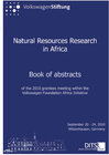 Buchcover Natural Resources Research in Africa