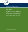 Buchcover EU-Russia energy relations: What chance for solutions?