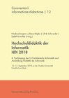 Buchcover Hochschuldidaktik der Informatik HDI 2018