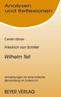 Buchcover Schiller, Friedrich - Wilhelm Tell