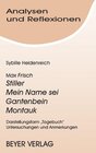 Buchcover Frisch, Max - Mein Name sei Gantenbein /Montauk /Stiller