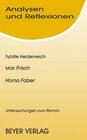 Buchcover Frisch, Max - Homo Faber