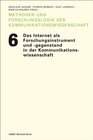 Buchcover Das Internet als Forschungsinstrument und -gegenstand in der Kommunikationswissenschaft