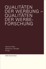 Buchcover Qualitäten der Werbung – Qualitäten der Werbeforschung