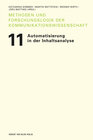 Buchcover Automatisierung in der Inhaltsanalyse