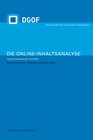 Buchcover Die Online-Inhaltsanalyse