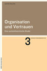 Buchcover Organisation und Vertrauen