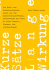 Buchcover Kurze Sätze – Lange Wirkung