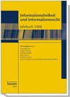 Buchcover Informationsfreiheit und Informationsrecht