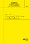 Buchcover Interkommunale Abstimmung in der Bauleitplanung