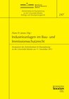 Buchcover Industrieanlagen im Bau- und Immissionsschutzrecht