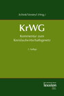Buchcover Kommentar zum Kreislaufwirtschaftsgesetz (KrWG), 2. Auflage 2016