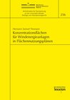 Buchcover Konzentrationsflächen für Windenergieanlagen in Flächennutzungsplänen