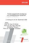 Buchcover Forderungsgerechte Auslegung von intralogistischen Systemen - Logistics on Demand