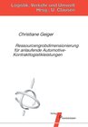Buchcover Ressourcengrobdimensionierung für anlaufende Automotive-Kontraktlogistikleistungen
