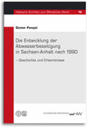 Buchcover Die Entwicklung der Abwasserbeseitigung in Sachsen-Anhalt nach 1990
