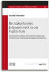 Buchcover Rechtskonformes E-Government in der Hochschule