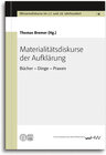 Buchcover Materialitätsdiskurse der Aufklärung