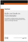 Buchcover Buße und Strafe im Frühmittelalter