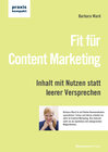 Buchcover Fit für Content Marketing