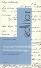 Buchcover Hofmannsthals Molière-Bearbeitung. Die Erneuerung der comedie-ballet...
