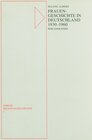 Buchcover Frauen - Geschichte in Deutschland 1930-1960