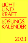 Buchcover Licht und Kraft/Losungskalender 2023 Reiseausgabe in Monatsheften