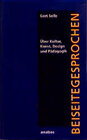 Buchcover Beiseitegesprochen