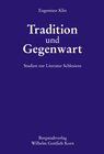 Buchcover Tradition und Gegenwart