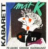 Buchcover Kabarett mit K - 70 Jahre grosse Kleinkunst