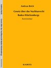 Buchcover Gesetz über das Nachbarrecht Baden-Württembergs