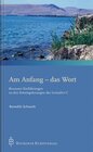 Buchcover Am Anfang - das Wort
