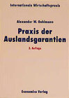 Buchcover Praxis der Auslandsgarantien