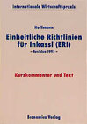 Buchcover Einheitliche Richtlinien für Inkassi (ERI)