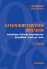 Buchcover Leonhart Taschen-Jahrbuch Gesundheitswesen 2008/2009