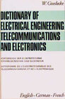 Buchcover Wörterbuch der Elektrotechnik, Fernmeldetechnik und Elektronik