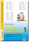 Buchcover Mathe Lernkontrollen / Band 1 - Testaufgaben mit Lösungen im Zahlenraum bis 20