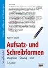 Buchcover Aufsatz- und Schreibformen - 7. Klasse