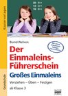 Buchcover Der Einmaleins-Führerschein - Großes Einmaleins / ab Klasse 3 - Kopiervorlagen