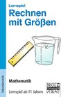 Buchcover Lernspiele - Mathematik / Rechnen mit Größen