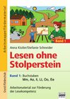 Buchcover Lesen ohne Stolperstein / Band 1 - Buchstaben Mm, Aa, Ii, Ll, Oo, Ee