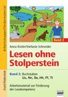 Buchcover Lesen ohne Stolperstein / Band 2 - Buchstaben Uu, Nn, Ss, Hh, Ff, Tt