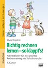 Buchcover Richtig rechnen lernen - so klappt's! / 1. Klasse - Kopiervorlagen mit Lösungen